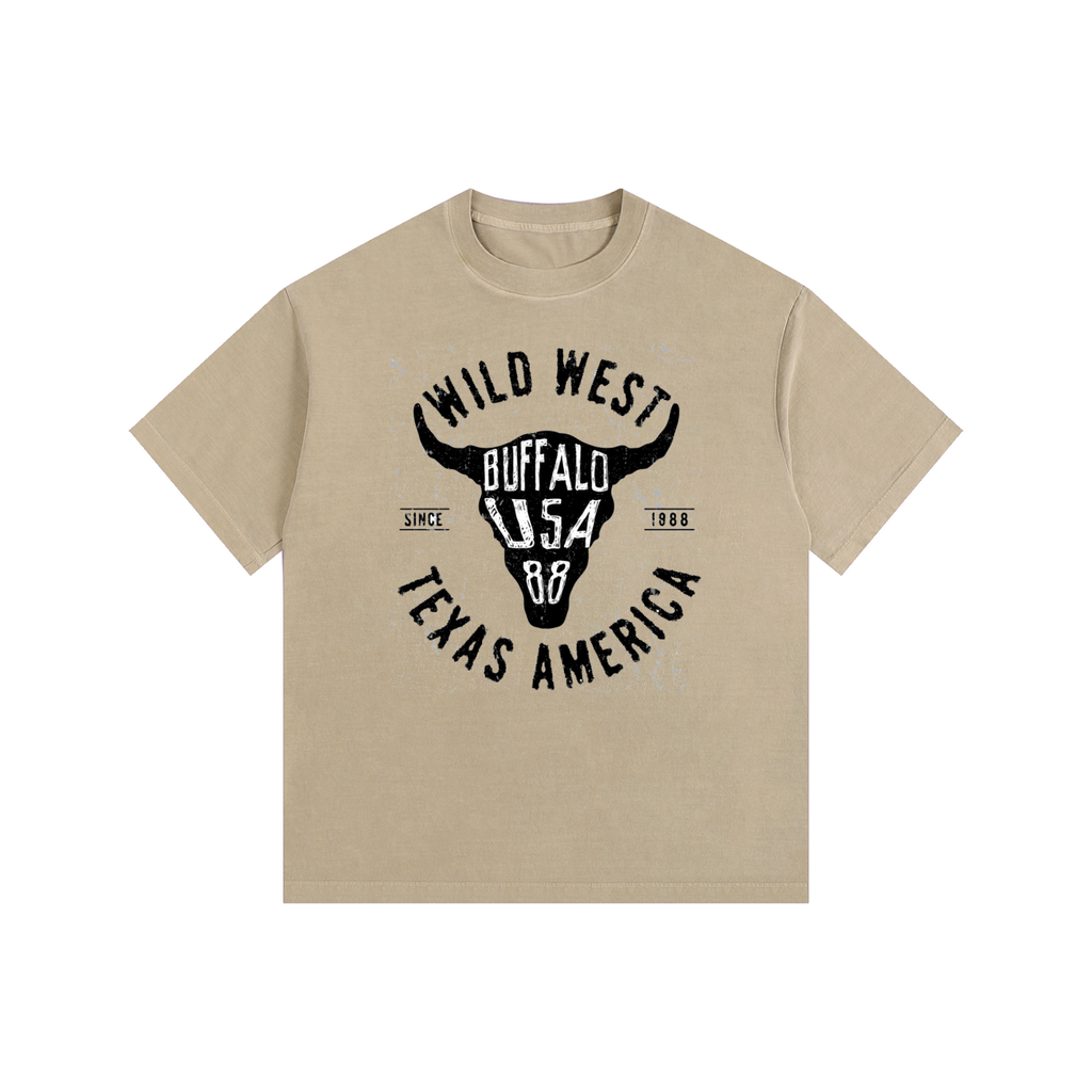 Vintage Washed Oversized Cotton T-Shirt